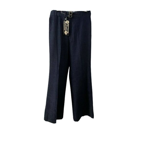 Lord Isaacs Vintage 70s Wide Leg Denim Trouser Jean Pants Junior 15/16 Deadstock - Picture 1 of 8